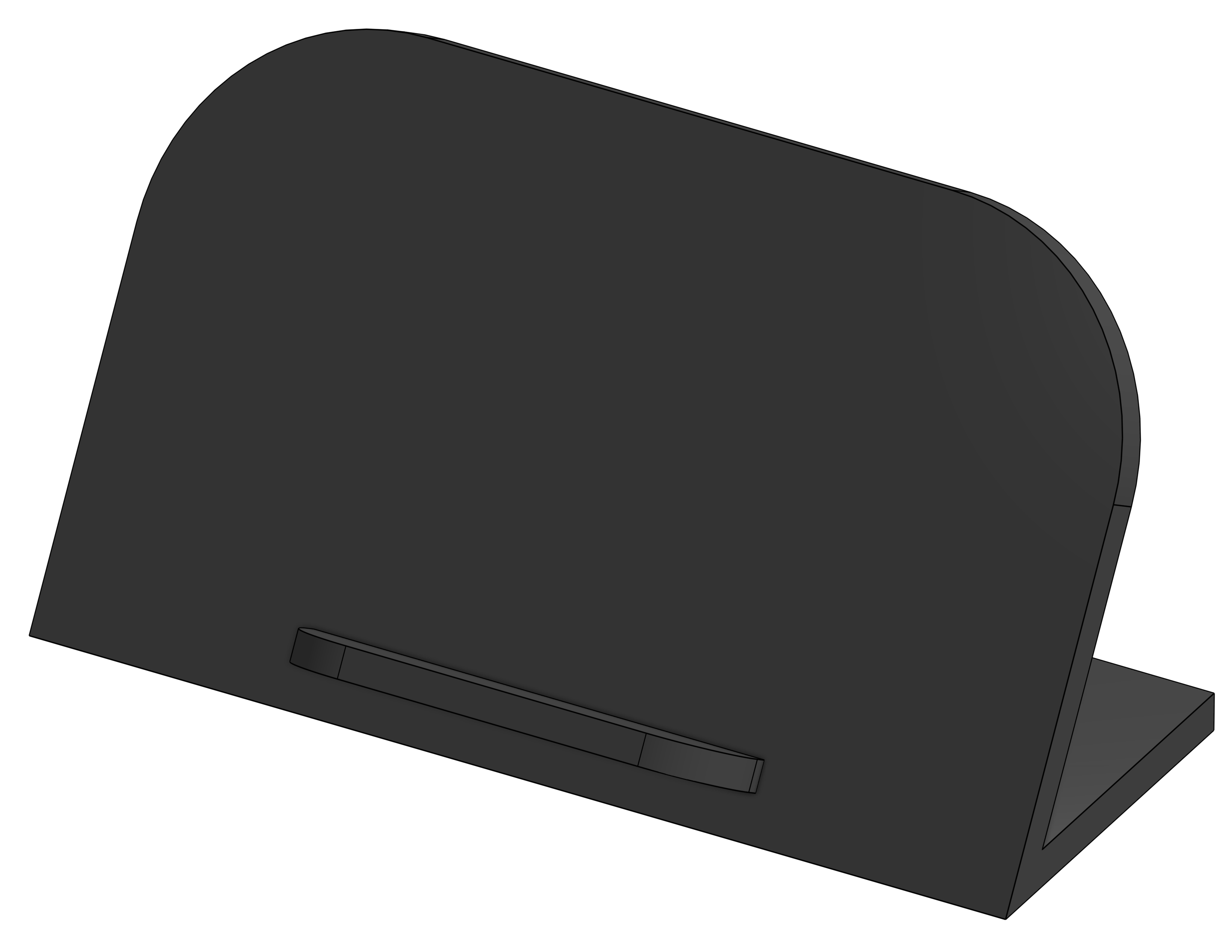 Phone holder version 1 3D model.